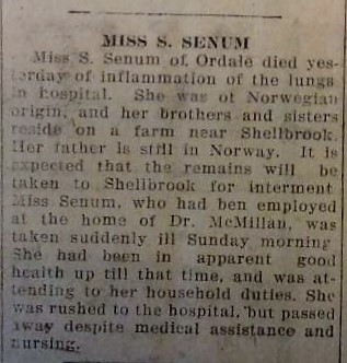 Flu_5 Nov 1918_Senum Obit