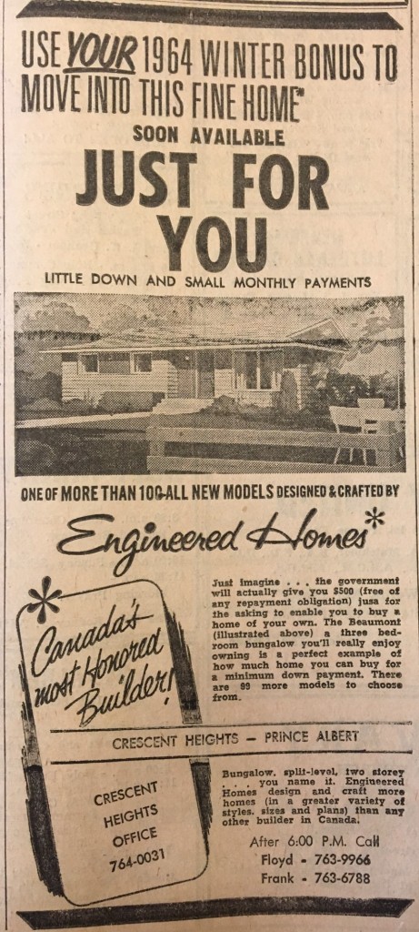 Crescent Heights_Ad_Nov 28 1964